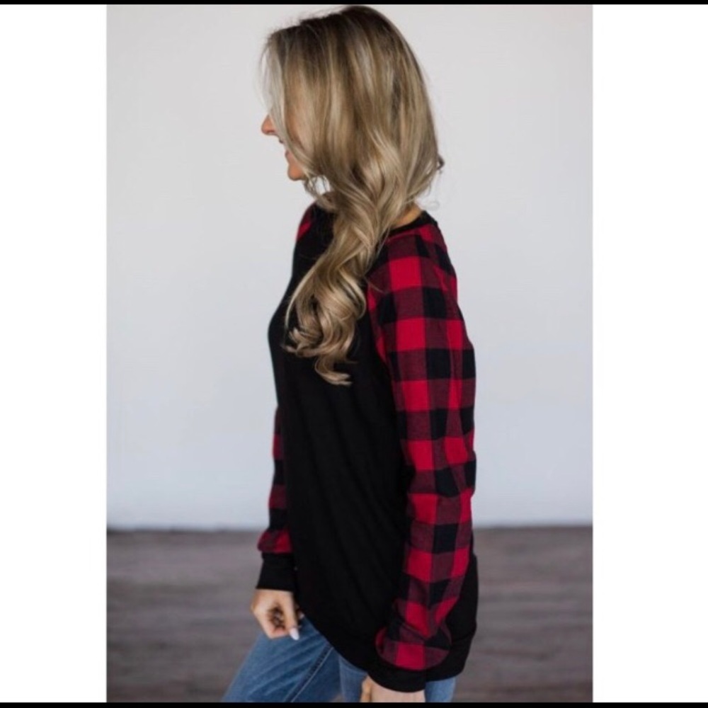 NEW Red Buffalo Plaid LongSleeve Shirt - Picture 3 of 11